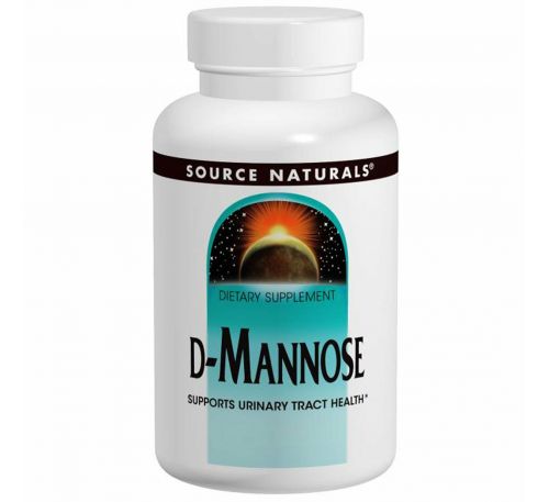 Source Naturals, D-манноза, 500 мг, 120 капсул