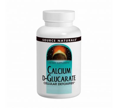 Source Naturals, Кальций с D глюкаратом, 500 мг, 120 таблеток