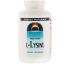 Source Naturals, L-лизин, 500 мг, 250 таблеток