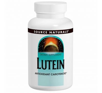 Source Naturals, Лютеин 6 мг, 90 капсул