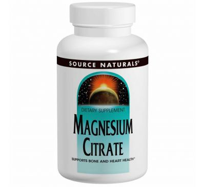 Source Naturals, Магния цитрат, 133 мг, 180 капсул