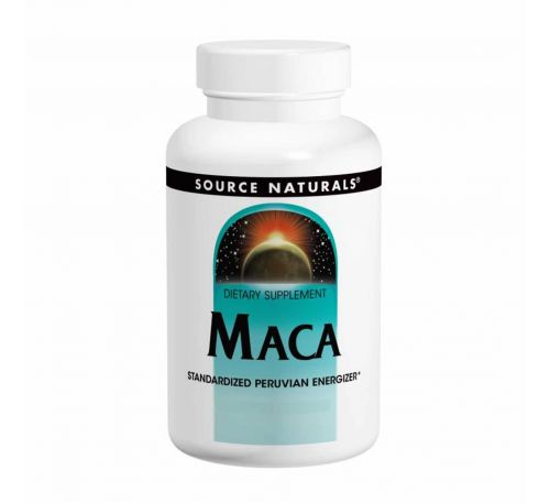 Source Naturals, Мака, 60 таблеток