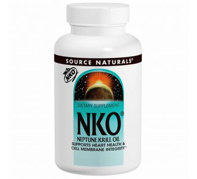 Source Naturals, NKO, масло криля, 500 мг, 60 капсул