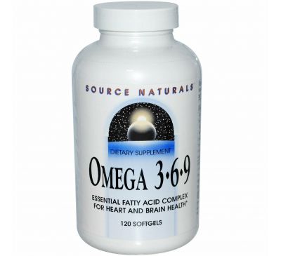 Source Naturals, Omega 3·6·9, 120 Softgels