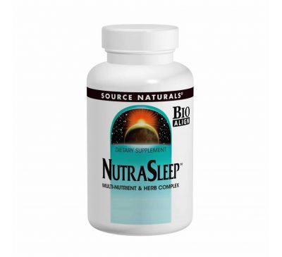 Source Naturals, Пищевая добавка NutraSleep, 100 таблеток