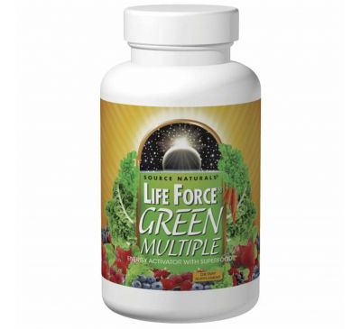 Source Naturals, Сила жизни, растительные компоненты, 180 таблеток