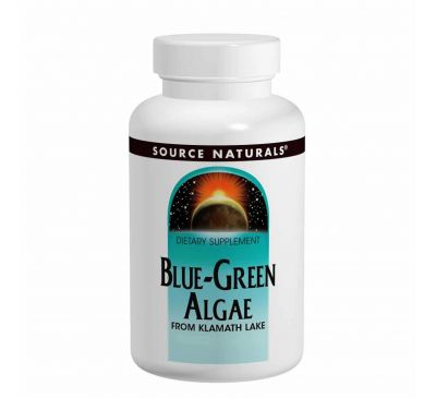 Source Naturals, Сине-зеленая водоросль, 200 таблеток