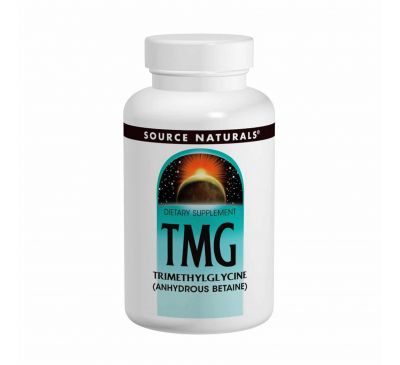 Source Naturals, ТМГ, Триметилглицин, 750 мг, 240 таблеток