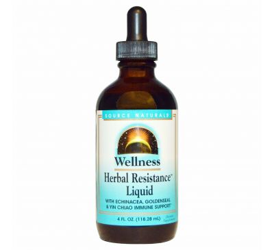 Source Naturals, Wellness, Травяное средство для иммунитета в жидкой форме, 4 жидкие унции (118,28 ml)