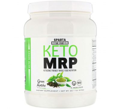 Sparta Nutrition, Keto MRP, Green Matcha, 20.11 oz (570 g)