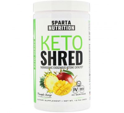 Sparta Nutrition, Keto Shred, Pineapple Mango, 12.7 oz (360 g)