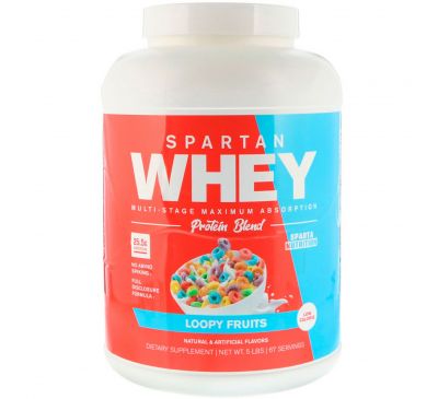 Sparta Nutrition, Spartan Whey, Loopy Fruits, 5 lbs