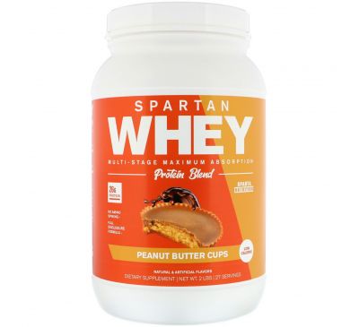 Sparta Nutrition, Spartan Whey, Peanut Butter Cups, 2  lbs