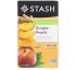 Stash Tea, Green Tea & Matcha, Ginger Peach, 18 Tea Bags, 1.2 oz (36 g)