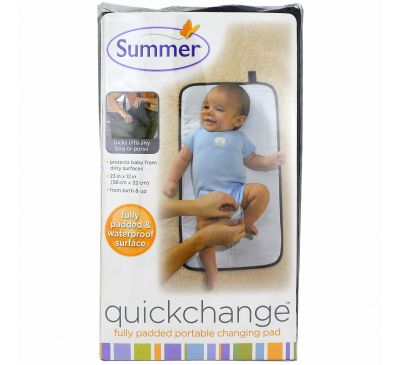 Summer Infant, Quickchange, портативная мягкая пеленка, 1 штука