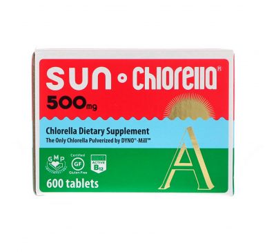 Sun Chlorella, Sun Chlorella A, 500 мг, 600 таблеток