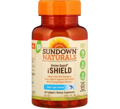 Sundown Naturals, Vision Guard iShield, 60 мягких таблеток
