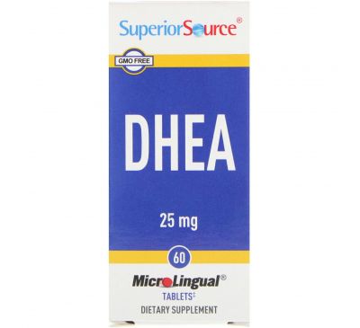 Superior Source, ДГЕА, 60 таблеток 60 мгновенно растворимых таблеток