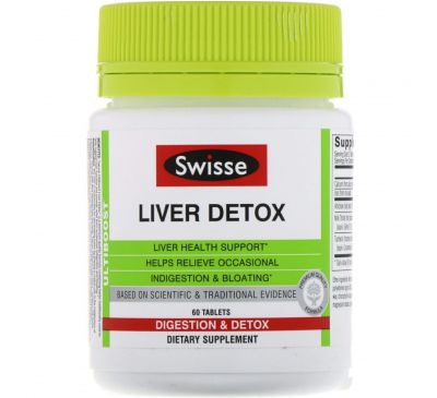 Swisse, Ultiboost, Liver Detox, 60 Tablets