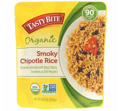 Tasty Bite, Organic, Smoky Chipotle Rice, 8.8 oz (250 g)