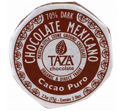 Taza Chocolate, Мексиканский шоколад, чистый какао, 2 диска