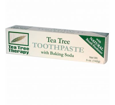 Tea Tree Therapy, Зубная паста с экстрактом чайного дерева и пищевой содой, 142 г