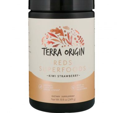 Terra Origin, Reds Superfoods, Kiwi Strawberry, 8.8 oz (249 g