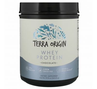Terra Origin, Whey Protein, Chocolate, 19.76 oz (560.25 g)
