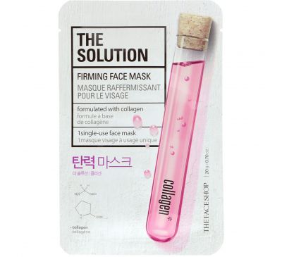 The Face Shop, The Solution, Firming Face Mask, 1 Single-Use Face Mask