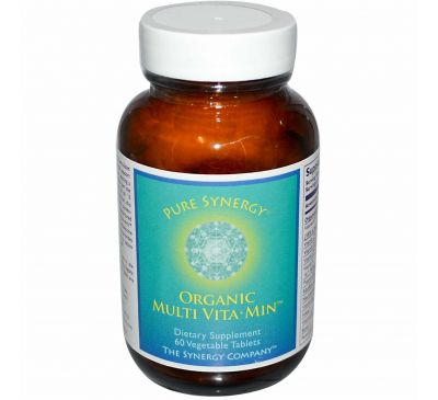 The Synergy Company, Органические мультивитамины Multi Vita Min, 60 растительных таблеток