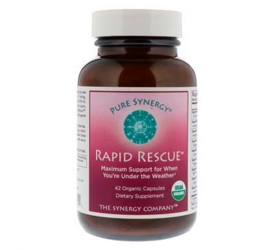 The Synergy Company, Rapid Rescue, 42 органические капсулы