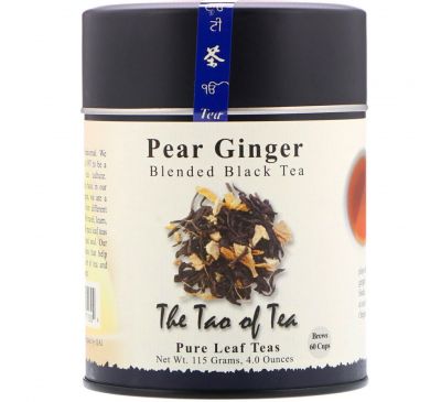 The Tao of Tea, Смешанный черный чай, Груша Имбирь 4 унции (115 г)
