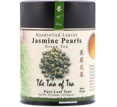 The Tao of Tea, Завернутые вручную листья зеленого чая, жасминовый жемчуг, 3 унции (85 г)