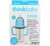 Think, Thinkbaby, бутылка-поилка для грудных детей Thinkster, стадия D, синего цвета, 9 унций