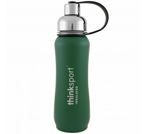 Think, Thinksport, герметичная бутылка для спортсменов, зеленая, 17 унций (500 мл)