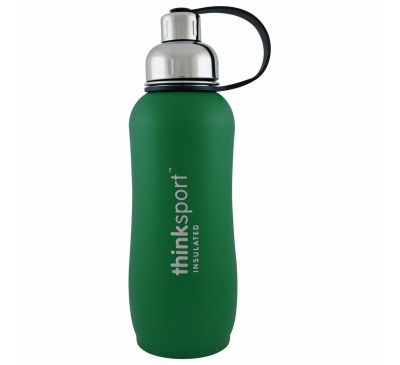Think, Thinksport, герметичная бутылка для спортсменов, зеленая, 25 унций (750 мл)