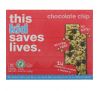 This Bar Saves Lives, LLC, Kid, Chocolate Chip, 5 Bars, 5.64 oz (160 g)