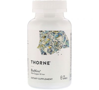 Thorne Research, Biomins with Copper & Iron, 120 Capsules