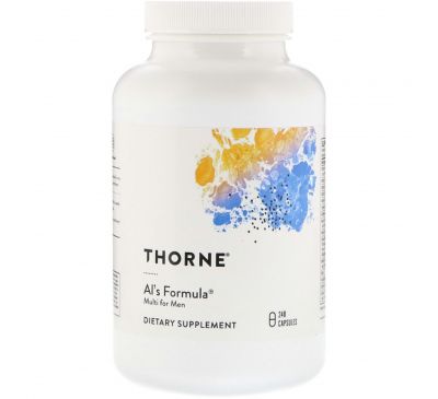 Thorne Research, Комплексные витамины для мужчин Al's Formula, 240 капсул
