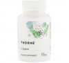 Thorne Research, L-Лизин, 60 растительных капсул