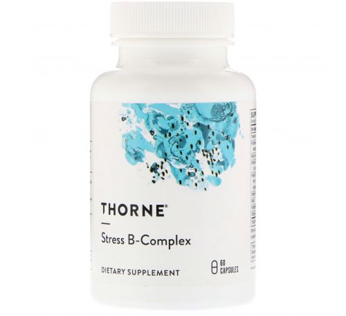 Thorne Research, Подавляющий стресс B-комплекс, 60 растительных капсул