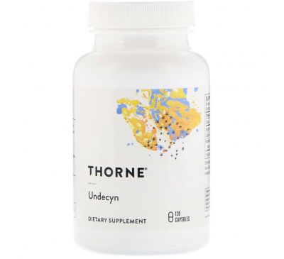 Thorne Research, Undecyn, 120 капсул