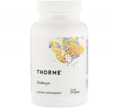 Thorne Research, Undecyn, 120 капсул