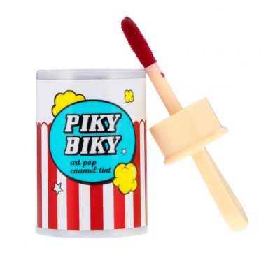 Tony Moly, Блеск для губ Piky Biky, глянцевый оттенок арт-поп, цвет 03 сексуальное настроение, 6 г