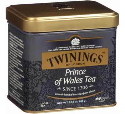 Twinings, Чай Prince of Wales россыпью, 3,53 унции (100 г)