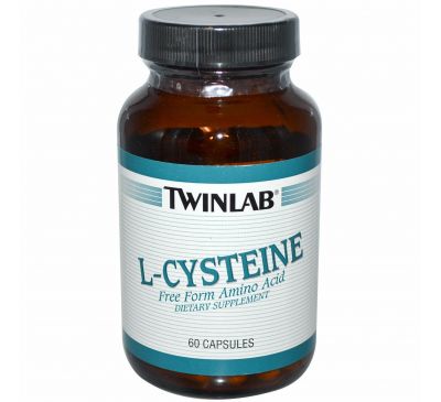 Twinlab, L-цистеин, 60 капсул