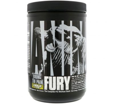 Universal Nutrition, Animal Fury, Lemonade, 489.9 g