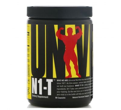 Universal Nutrition, N1-T, Натуральная добавка с тестостероном, 90 капсул