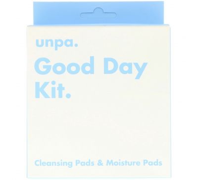 Unpa., Комплект "Хороший день", Очищающие диски и увлажняющие диски, Комплект из 6 штук