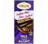 Valor, Молочный шоколад, без лактозы, 3,5 унции (100 г)
